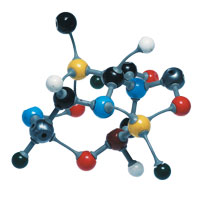 Plastic molecular model