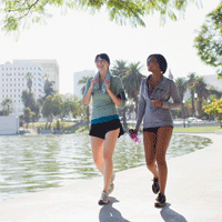 Women exercising