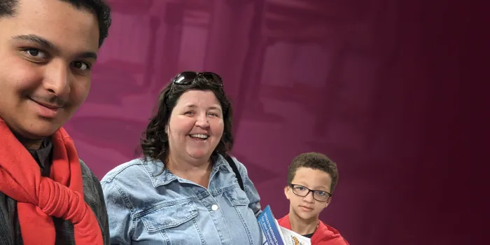 my journey image Delores Johnson-Huber with sons