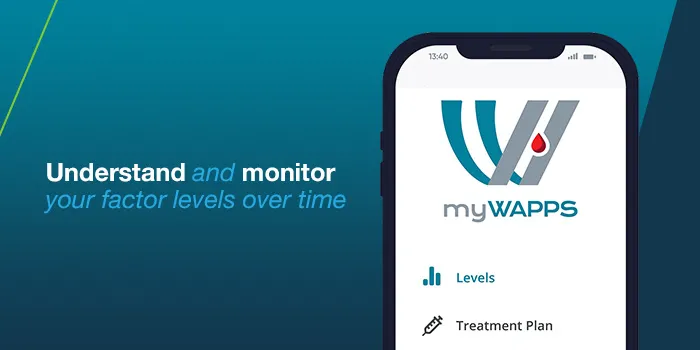 View Estimated Factor VIII Levels Anytime with myWAPPS App