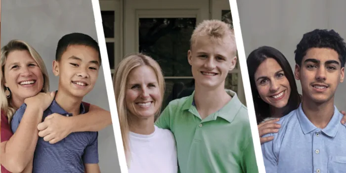 From left to right: Natalie and Samuel, Tara and Jack, Allison & Emilio