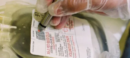 Blood donation bag
