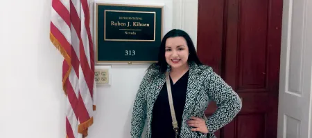 Jacey Gonzalez on Capitol Hill in 2017