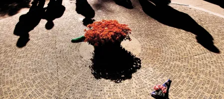 The Hemophilia Memorial at the National AIDS Memorial Grove in Golden Gate Park opened in September 2017