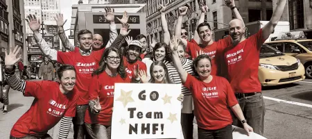 Group photo of Team NHF.