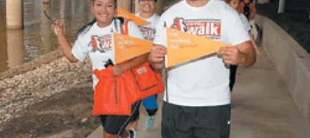 Hemophilia Walk participants