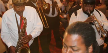 The Kinfolk Brass Band during the Annual Meeting Opening Session