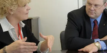 Senator Jon Tester and Lisa Maxwell